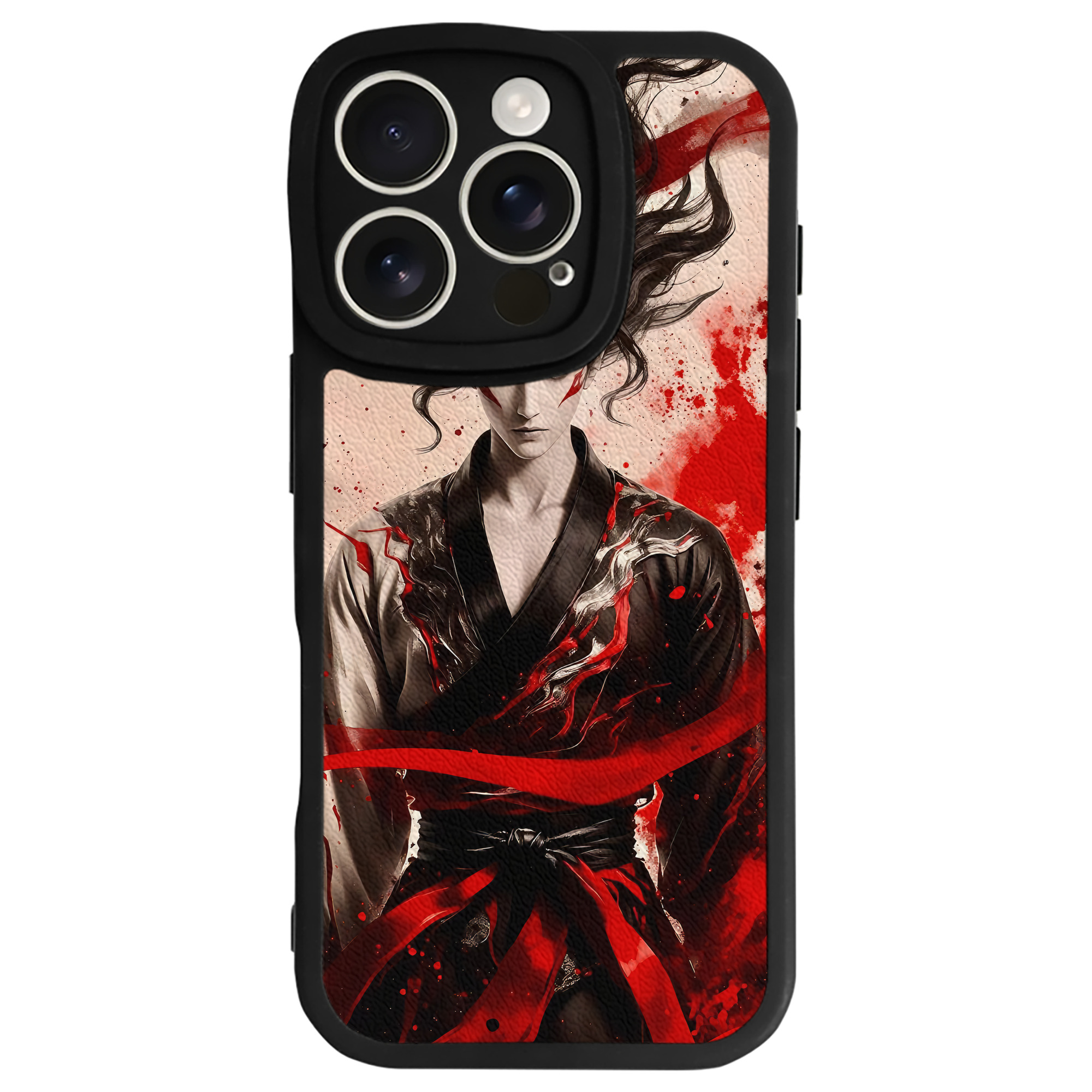 （画像用） Ne Zha 2 ナタ 魔童の大暴れ 【iPhone 16シリーズ対応】シリコンスマホケース（レザー調） 材質：シリコン